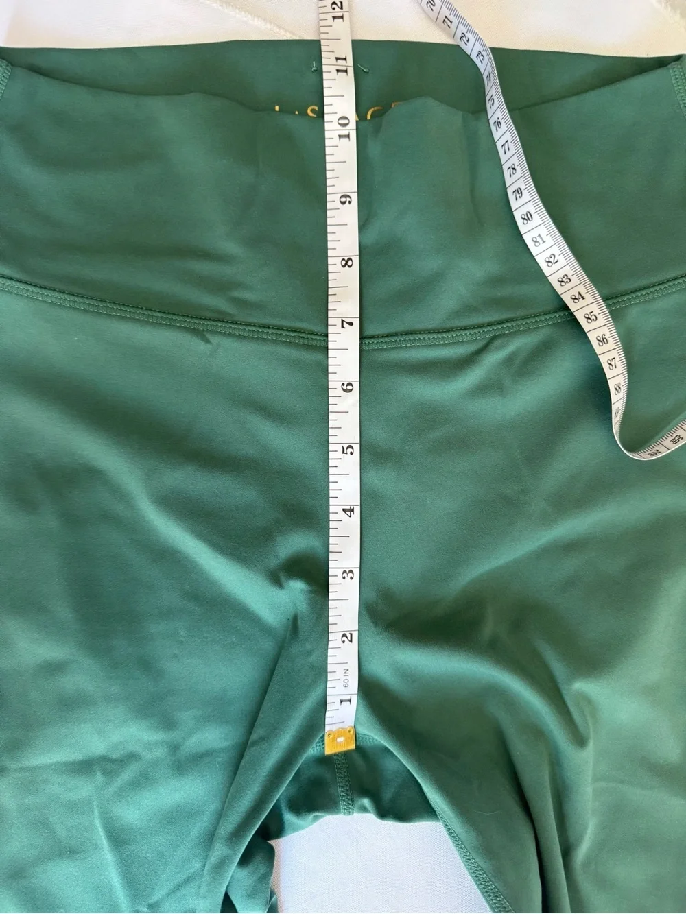 L Space Active Green High Rise Flared Leggings Size Medium